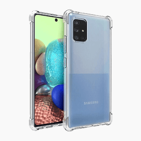 Anti burst case transparant Samsung A71
