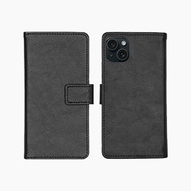 iPhone 15 bookcase zwart                            