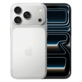 iPhone 17 Pro zilver, voor- en achterkant