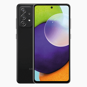 refurbished-samsung-galaxy-a52-zwart-voorkant-achterkant-base