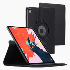 Draaibare hoes iPad Pro 11-inch 2020/2021/2022 Zwart Leer