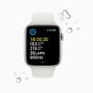 Refurbished Apple Watch SE 2022 40 mm aluminium zilver wifi met wit sportbandje