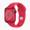 Refurbished Apple Watch Series 8 41mm aluminium rood 4g met rood sportbandje                          
                            