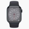 Refurbished Apple Watch Series 8 45mm aluminium zwart 4G met zwart sportbandje                            
                            
                            