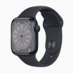 Refurbished Apple Watch Series 8 45mm aluminium zwart 4G met zwart sportbandje                            
                            
                            