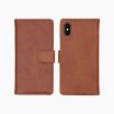 Bookcase bruin voor iPhone X/XS