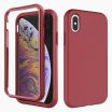 iPhone X/XS screenprotector & hoes rood