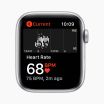 Refurbished Apple Watch SE 2020 40 mm aluminium zilver wifi met wit sportbandje
