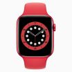 Apple Watch Series 6 40 mm aluminium rood wifi met rood sportbandje                            