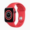 Apple Watch Series 6 40 mm aluminium rood wifi met rood sportbandje                            