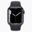 Refurbished Apple Watch Series 7 41mm aluminium zwart wifi met zwart sportbandje                            