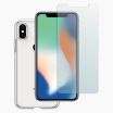 Refurbished iPhone X screenprotector en transparant hoesje