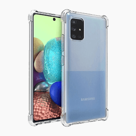 Anti burst case transparant Samsung A71
