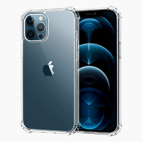 Anti Burst case transparant voor iPhone 12/12 Pro
