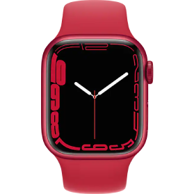 Refurbished Apple Watch Series 7 45mm aluminium rood wifi met rood sportbandje                               
                                                        