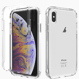 iPhone X/XS screenprotector & hoes transparant