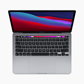 Refurbished Macbook 13 pro 2.1GHZ M1 256GB 8GB Space Grey (2020)
