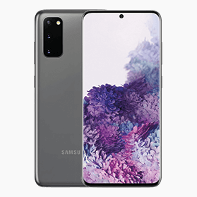 Refurbished Samsung Galaxy S20 5G 128GB Grijs (Nano + eSIM)                            