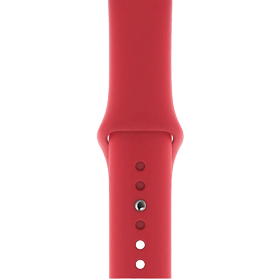 Apple Watch 44/45mm rood sportbandje