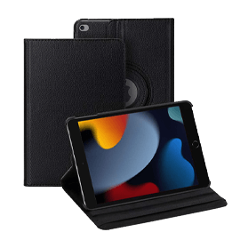 Draaibare iPad hoes voor iPad 2021/2020/2019 - Zwart