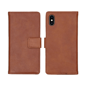 Bookcase bruin voor iPhone X/XS