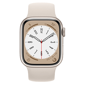 Apple Watch Series 8 45mm Sterrenlicht (4G)