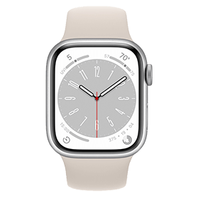 Apple Watch Series 8 45mm Zilver (Wifi)