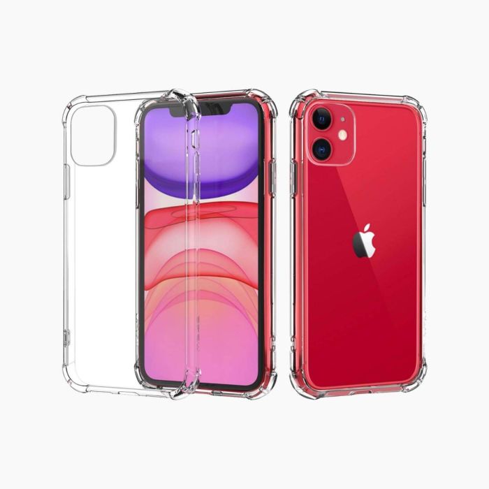 Anti Burst case transparant voor iPhone 11
