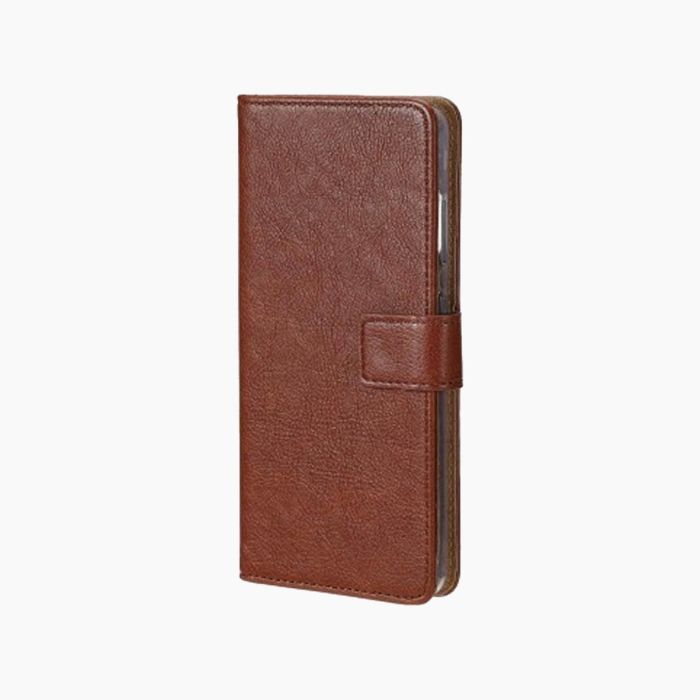Bookcase bruin voor iPhone 14 Plus