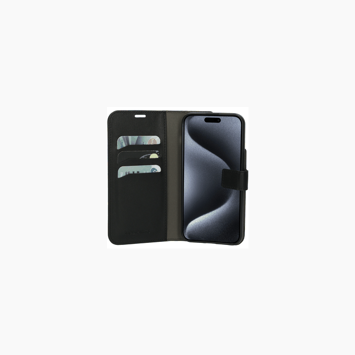 Wallet hoes Zwart voor iPhone 15 Pro Max                            