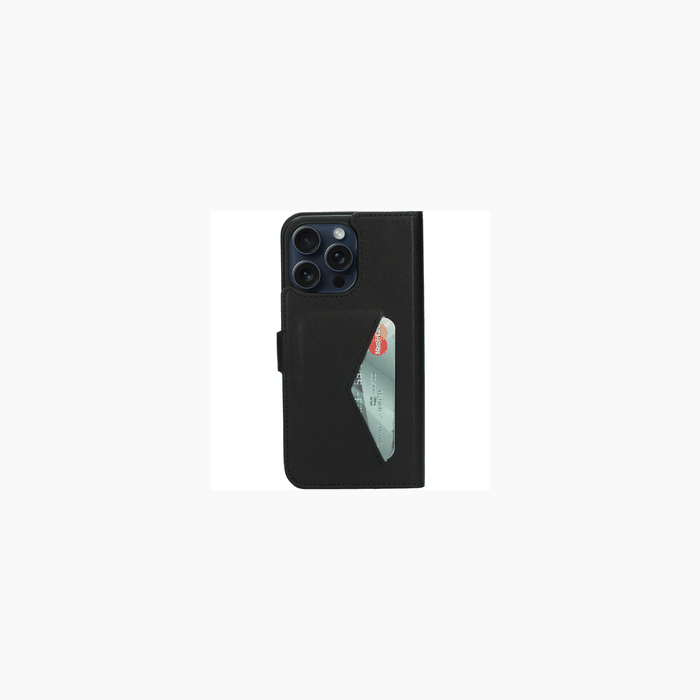 Wallet hoes Zwart voor iPhone 15 Pro Max                           