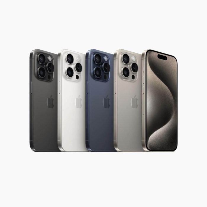 iPhone 15 Pro 256GB Titanium Zilver 