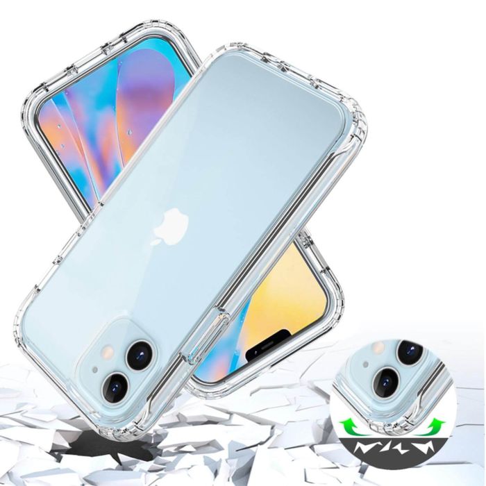 iPhone 12 Mini screenprotector & hoes transparant