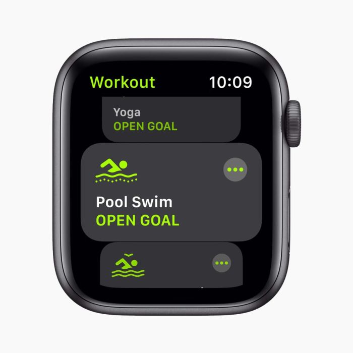 Apple Watch SE 2020 44 mm aluminium zwart wifi met zwart sportbandje