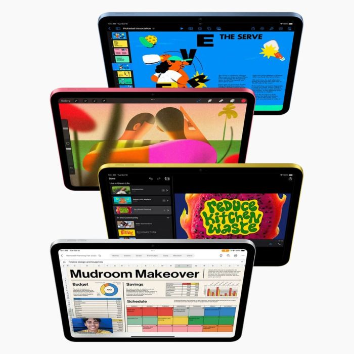 Refurbished iPad 2022 64GB Geel Wifi + 5G (10.9-inch)                            