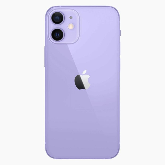 Refurbished iPhone 12 128GB Paars achterkant