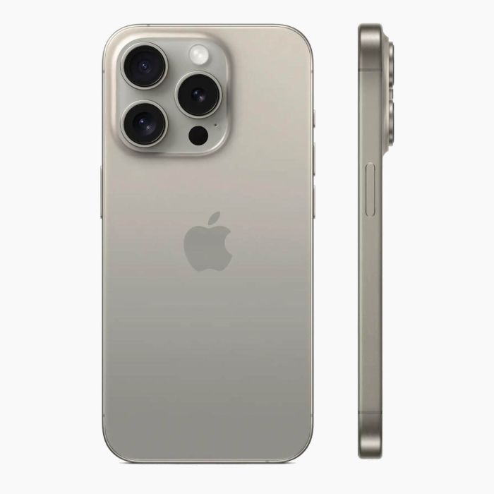 iPhone 15 Pro 256GB Titanium Zilver 