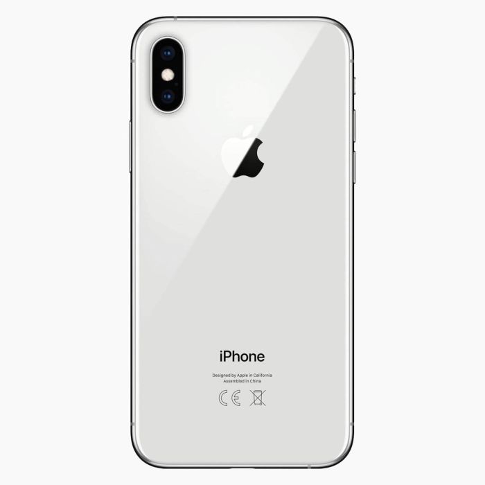Refurbished iPhone X 64GB Zilver 
