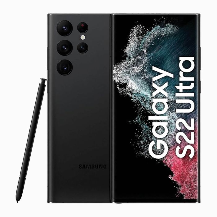 De refurbished Samsung Galaxy S22 Ultra 128GB zwart                            