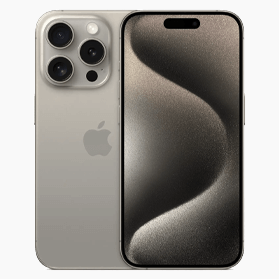 iPhone 15 Pro 128GB Titanium Zilver
