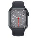 Refurbished Apple Watch Series 8 45mm aluminium zwart 4G met zwart sportbandje                            
                            
                            