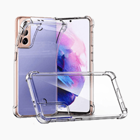 Anti Burst Case Transparant Samsung S21