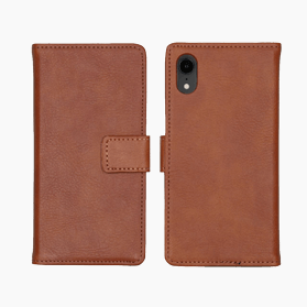 Bookcase bruin voor iPhone XR