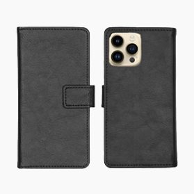 Bookcase zwart voor iPhone 14 Pro Max