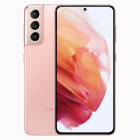 refurbished-samsung-galaxy-s21-roze-voorkant-achterkant