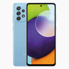 refurbished-samsung-galaxy-a52-blauw-voorkant-achterkant-base