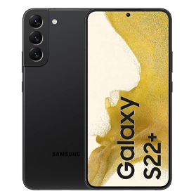 Refurbished Samsung Galaxy S22 Plus 256GB Zwart                            
                            