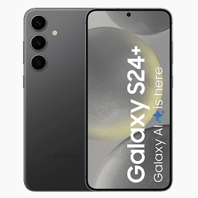 Refurbished Samsung Galaxy S24 Plus 256GB Zwart
                            