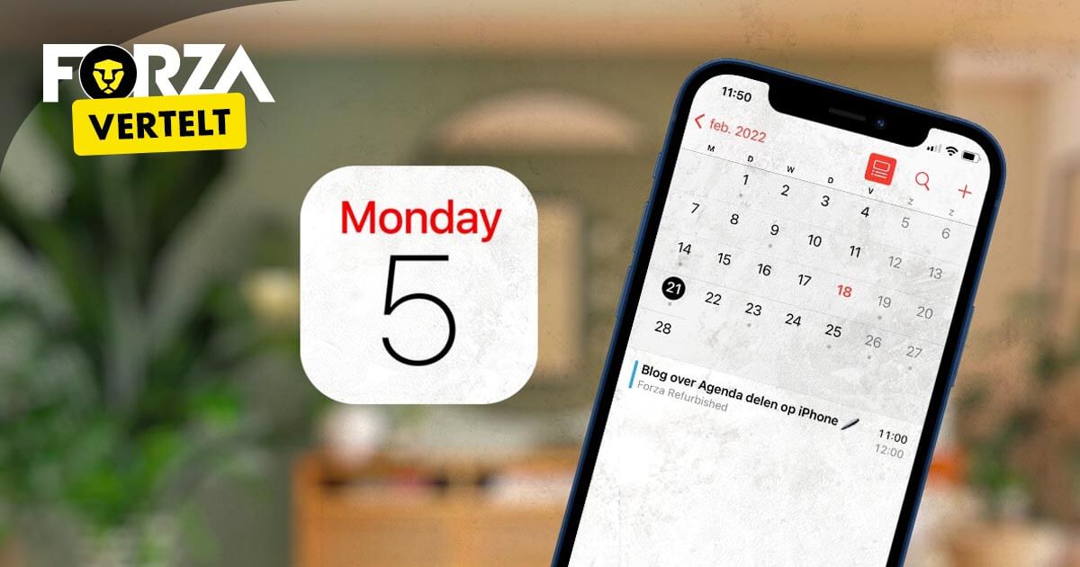 Agenda delen op iPhone, zijn de mogelijkheden!