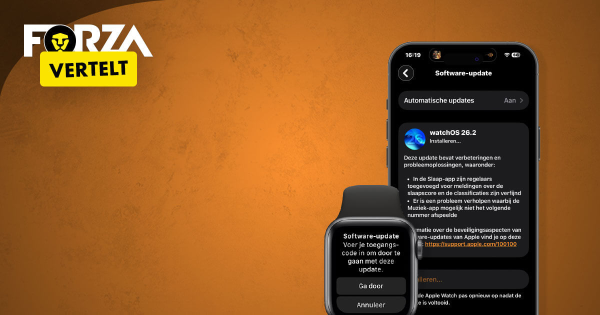 Apple Watch software-update: zo installeer je het